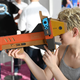 Este es el Toy-Con Blaster en acción.
Foto: Sam Rutherford (Gizmodo)